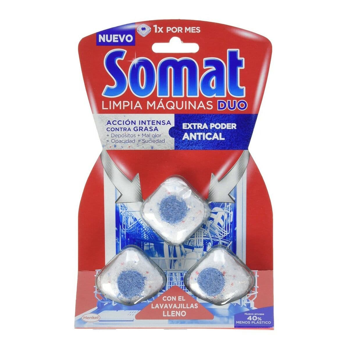 Dishwasher Lozenges Somat 164904 125 ml 40 g