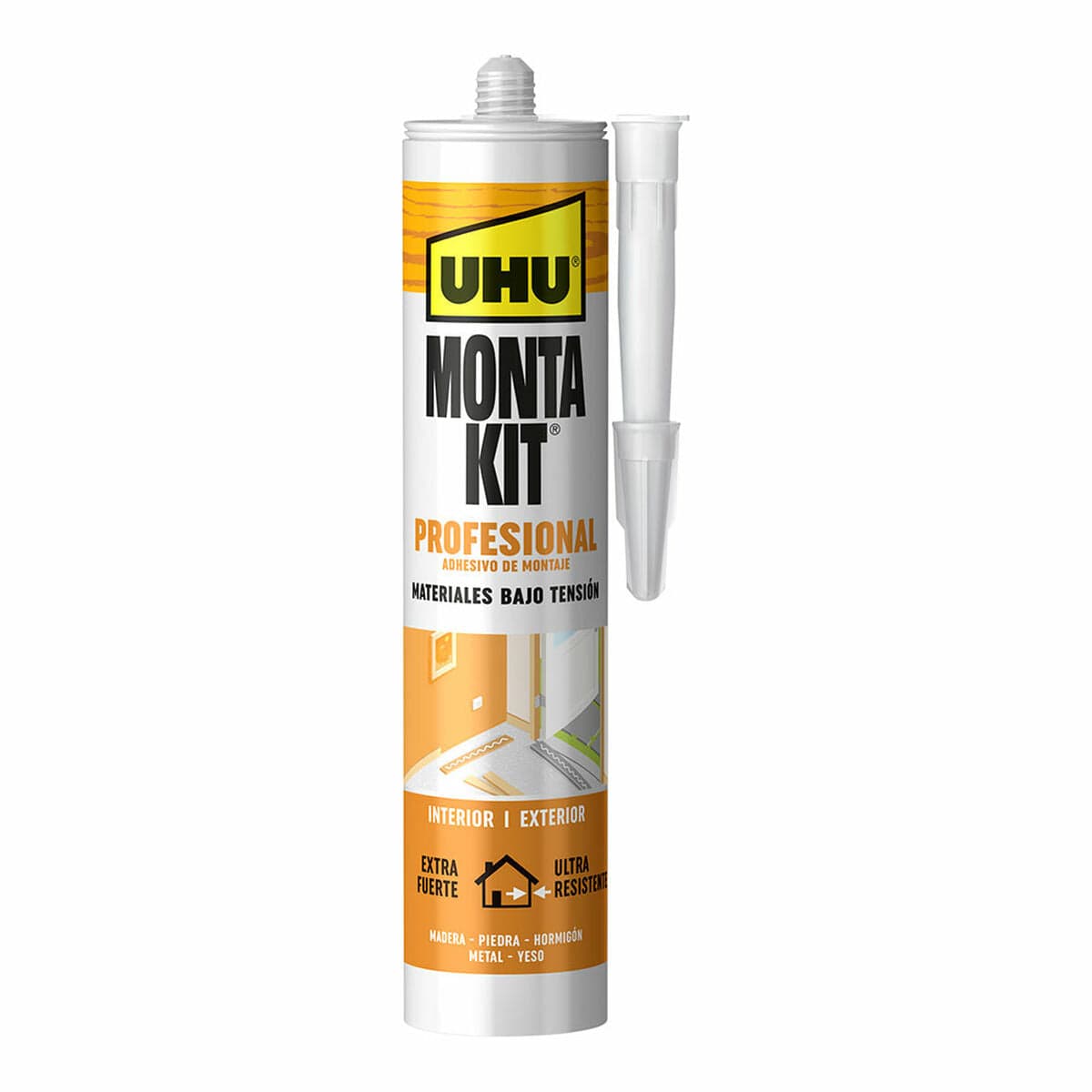 Sealer and adhesive UHU 6310640 Montakit Professional White 350 g