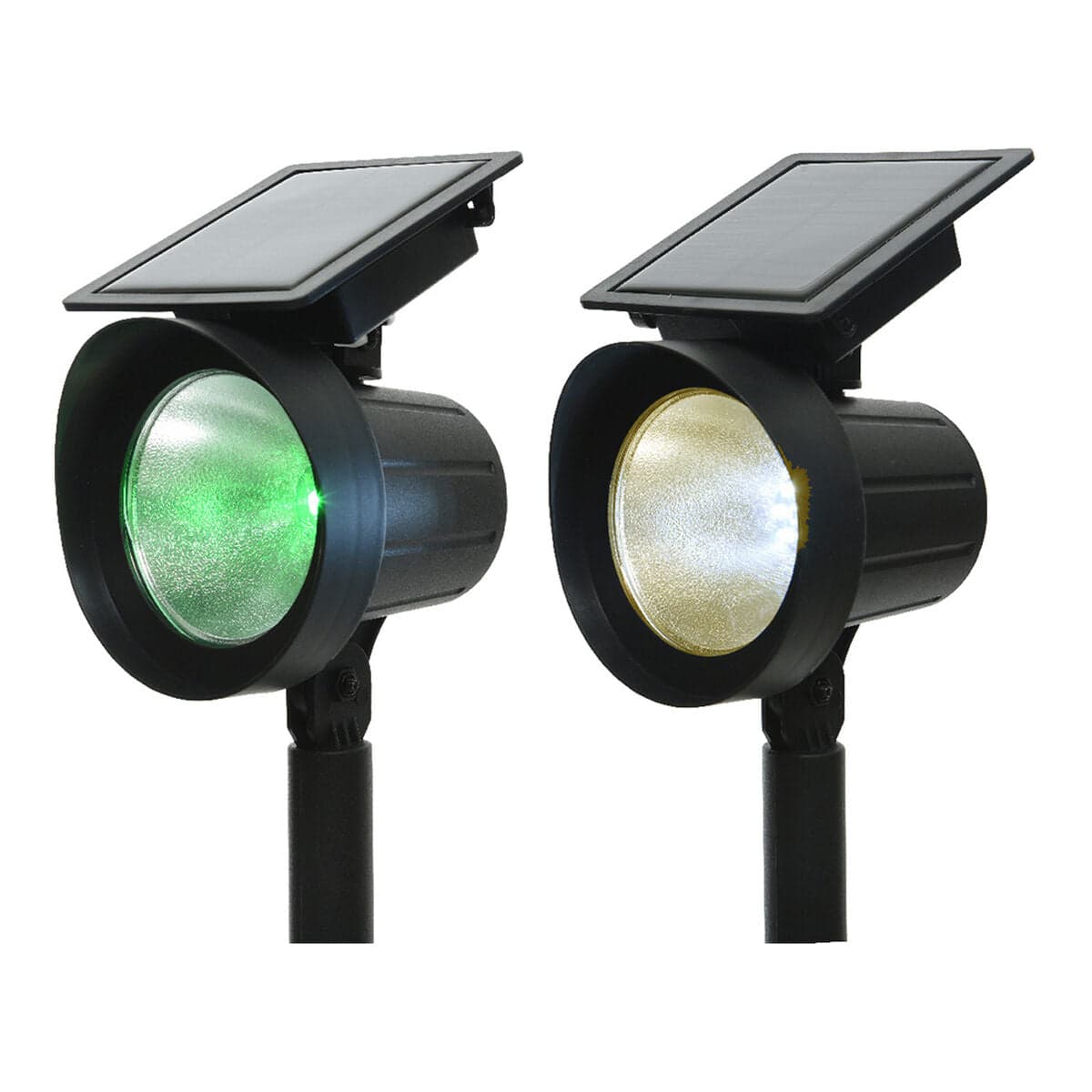 Solar-Gartenleuchten Set Lumineo 25 lm 13 x 11 x 42,5 cm Solar Projektor LED RGB