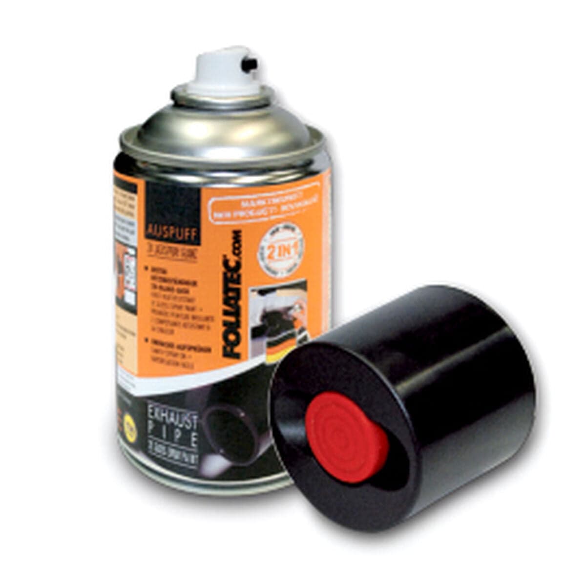 Foliatec 2125 Auspuff Lackspray Schwarz 250 ml
