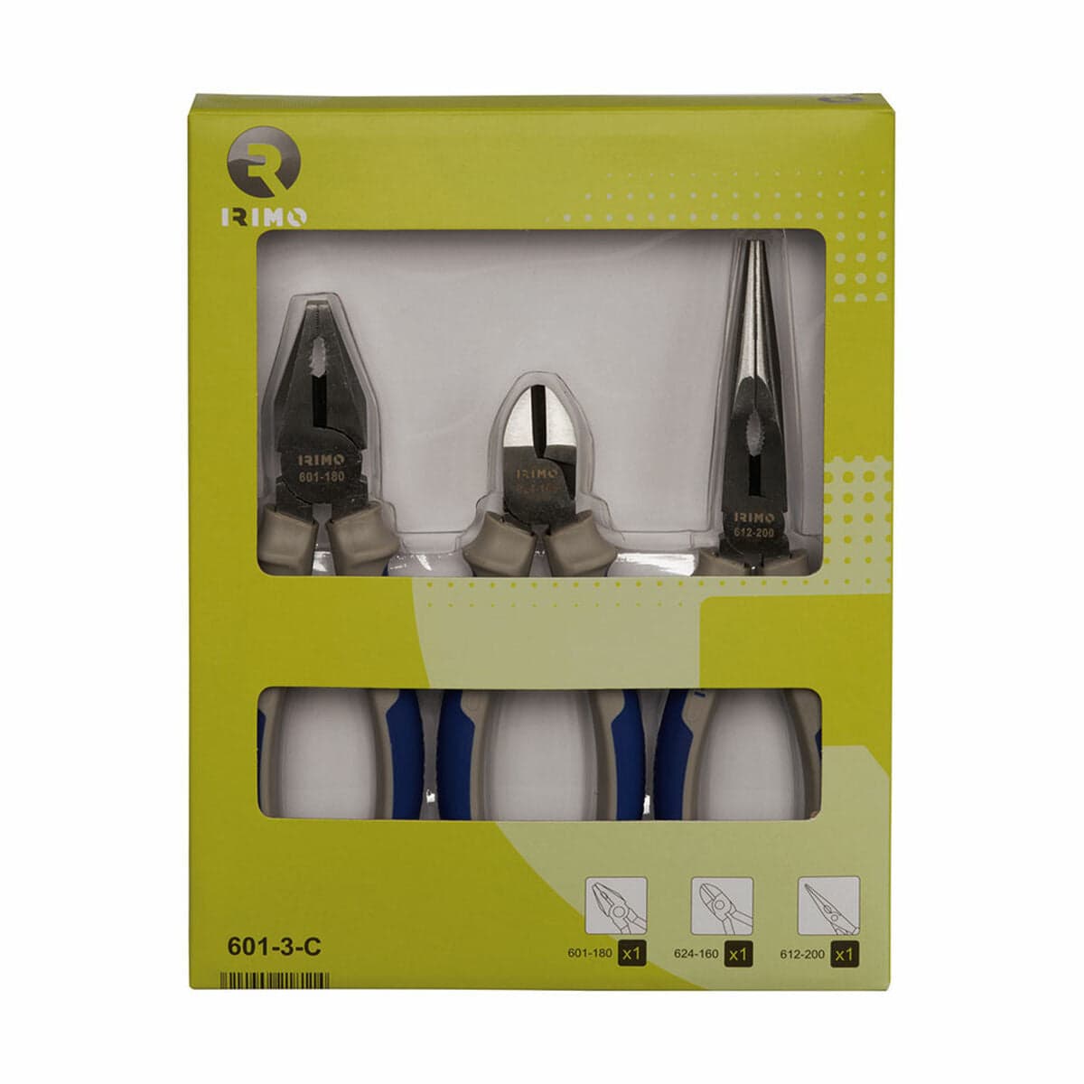 Zangenset Irimo 601-3-c 180 mm