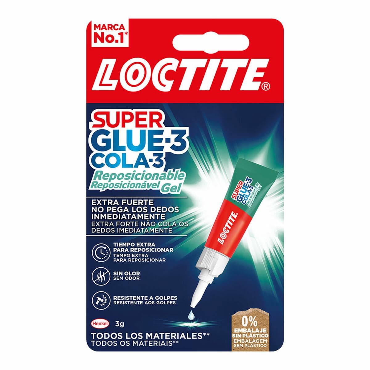 Kleber Loctite SuperGlue-3 2943113 3 g Wiederpositionierbares Gel