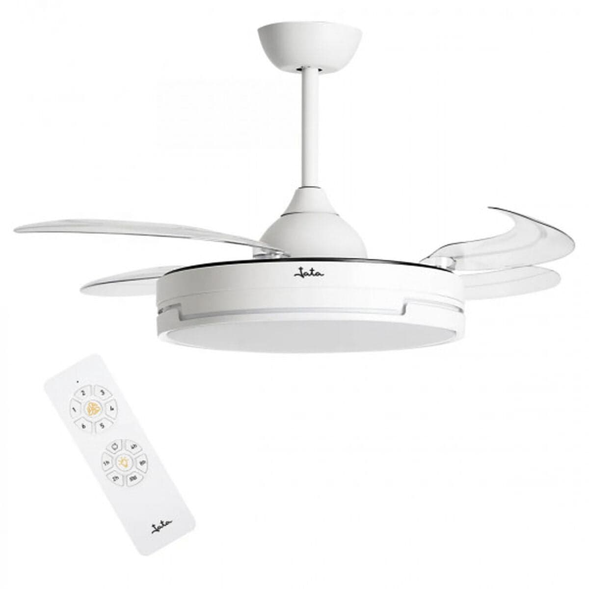 Plafondventilator JATA JVTE4240 Wit 42 W Ø 104 cm