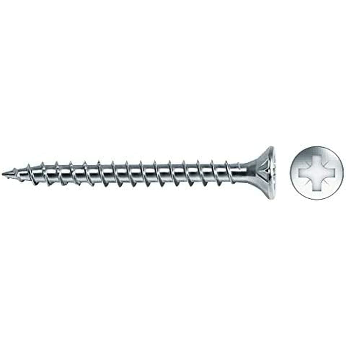 Box of Screws CELO Vlox 150 Units Galvanised Countersunk