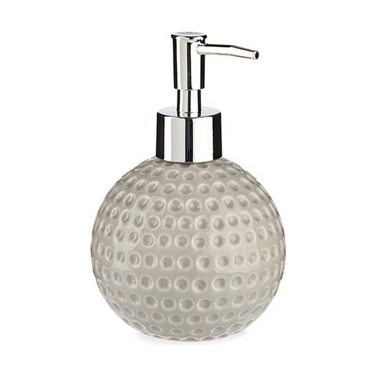 Berilo Golf Zeepdispenser Grijs Keramiek Metaal 300 ml (12 Stuks)