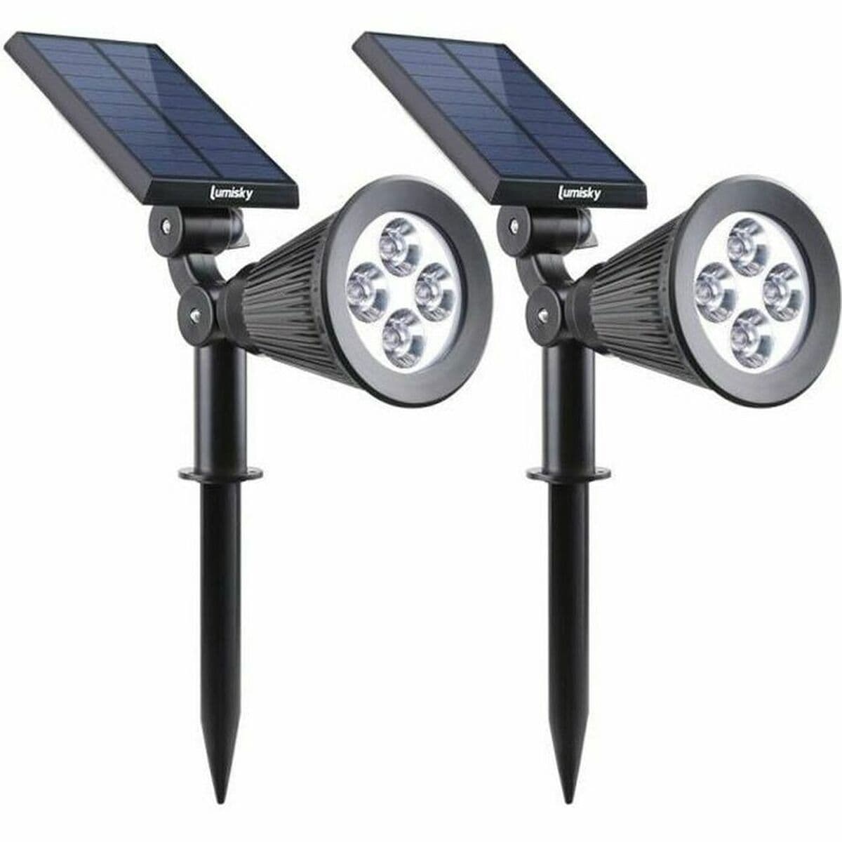 Adjustable Solar Spotlight Lumisky 3760119732779 2-in-1 (2 Units)