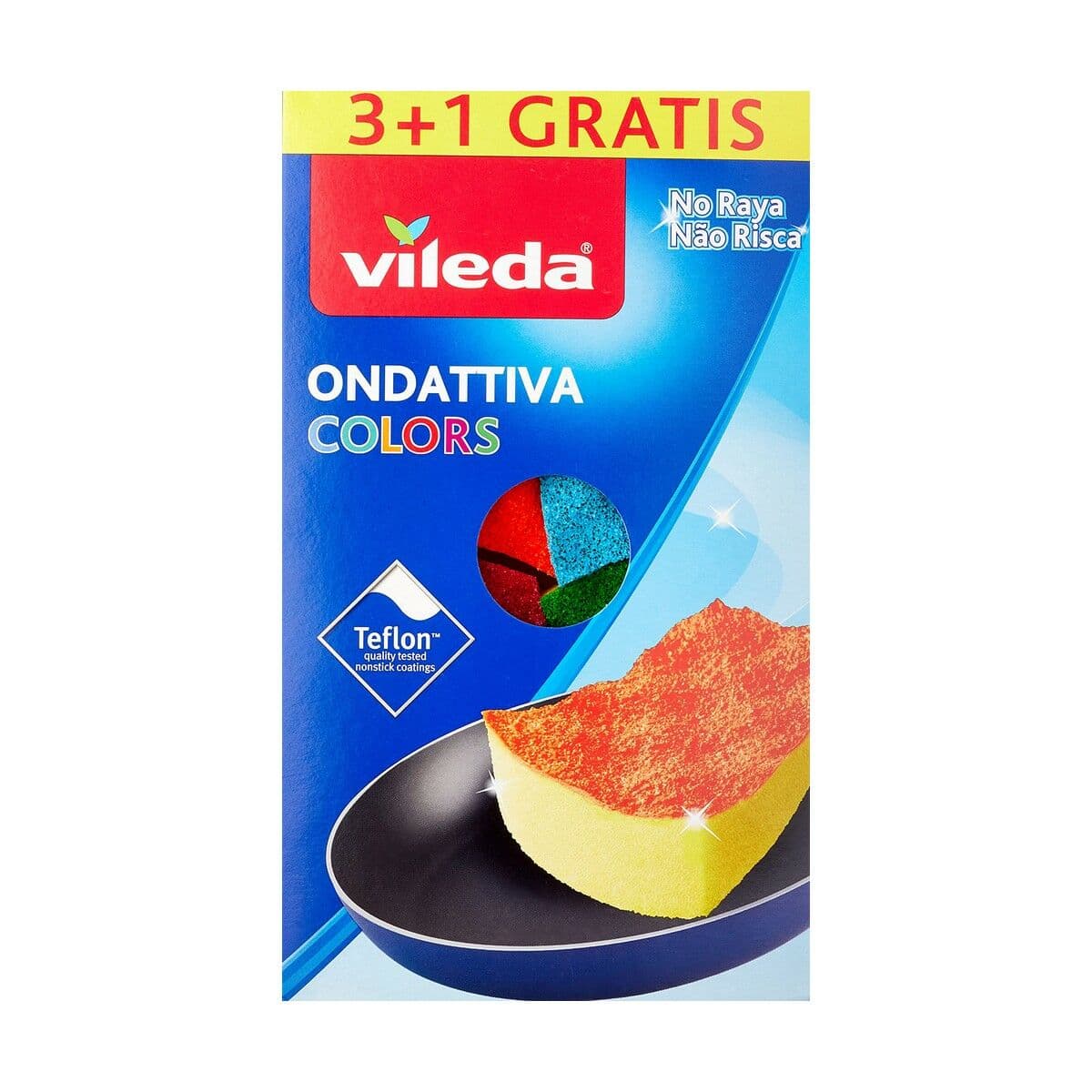 Scourer Vileda 169492 Polyurethane Multi-colour (4 Pieces)