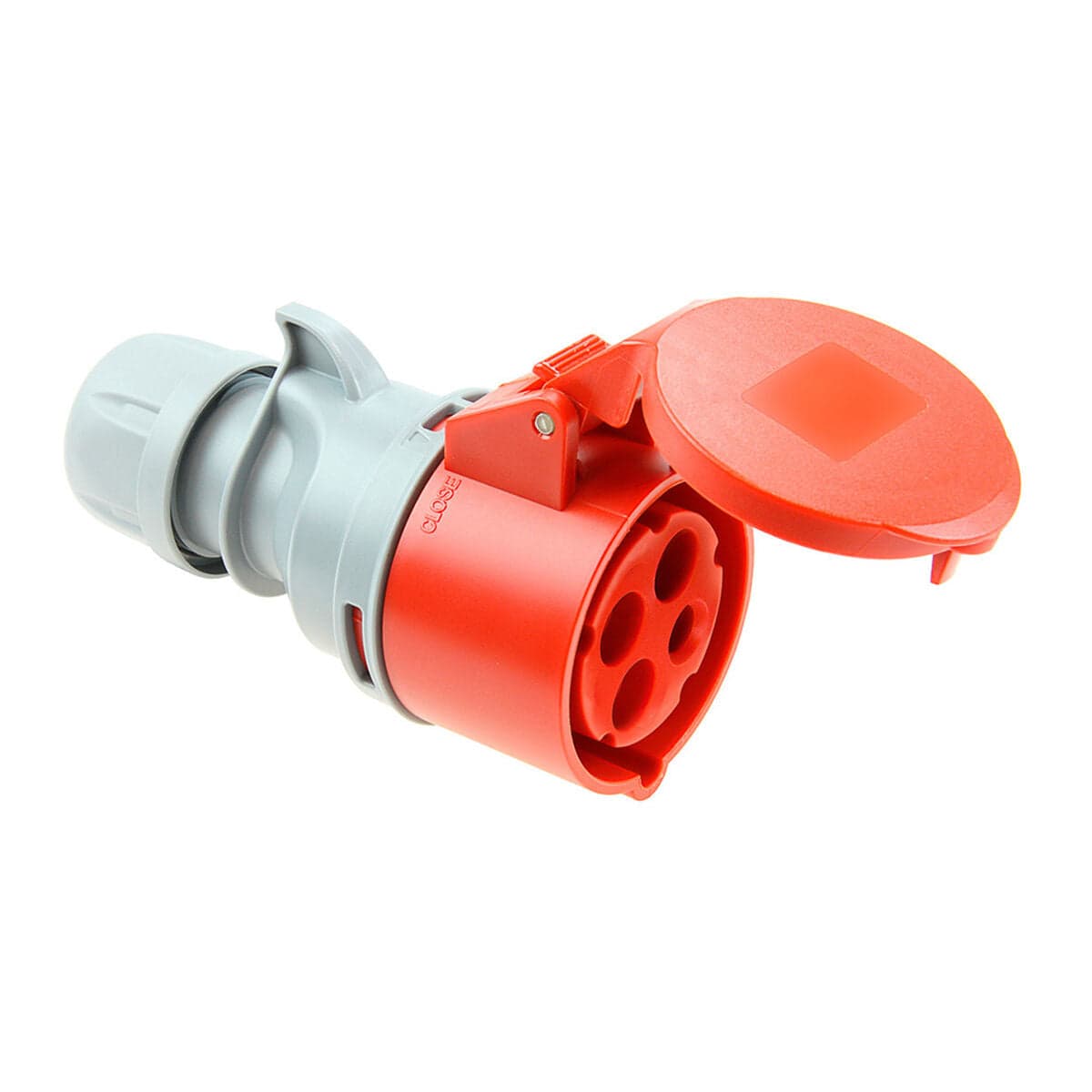 Solera 903144a 3P+T CETAC opbouwstopcontact rood 32 A IP44