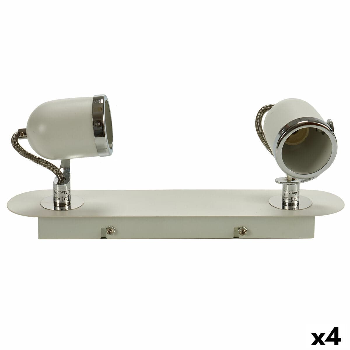 Grundig Ceiling Light White Metal 50 W GU10 (4 Units)