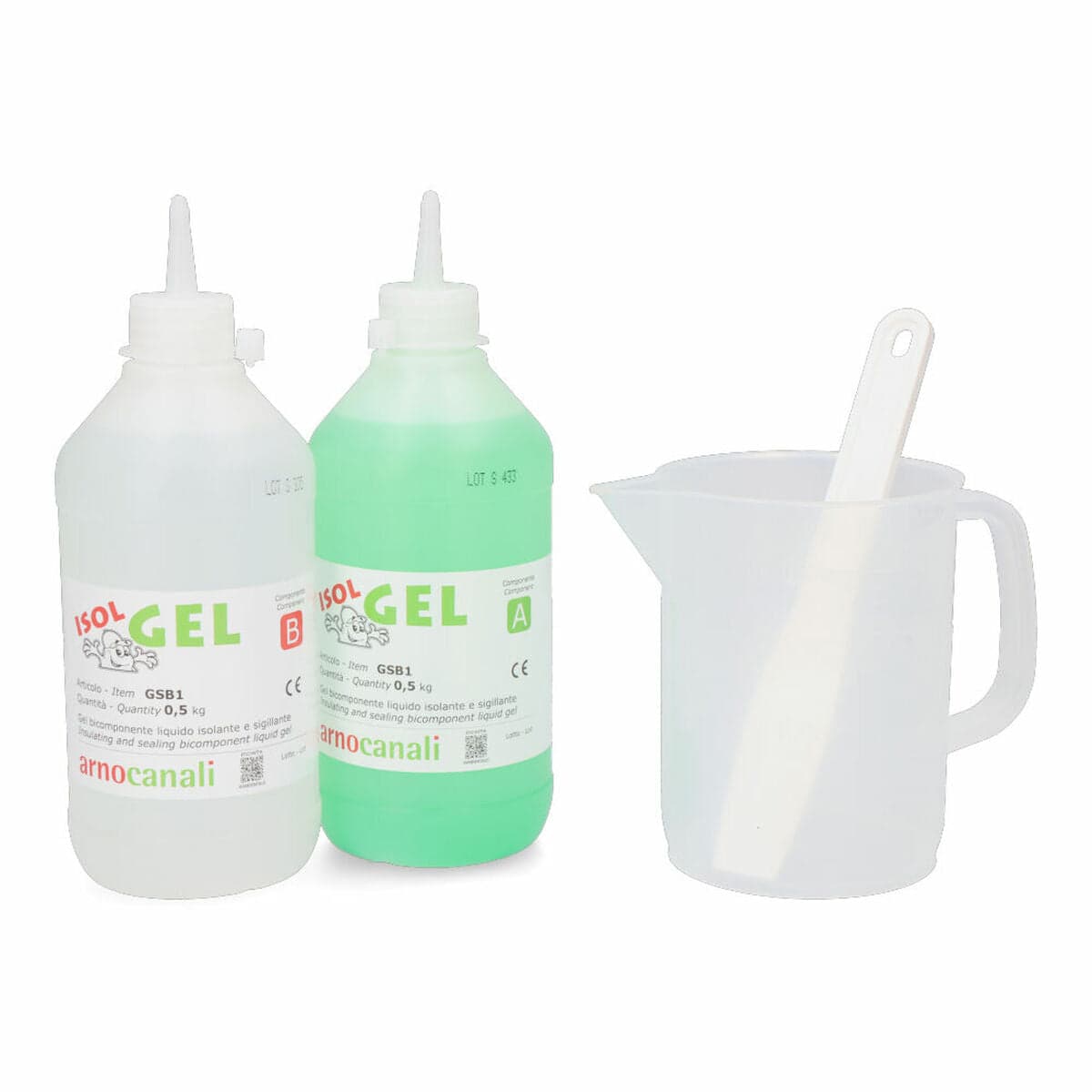 Tweecomponenten isolatie- en afdichtingskit ArnoCanal Isogel 2 x 500 g