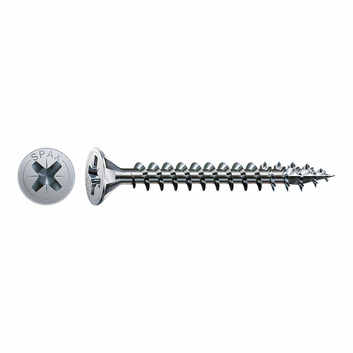 Box of Wood Screws SPAX Flat Head (4.0 x 25 mm)