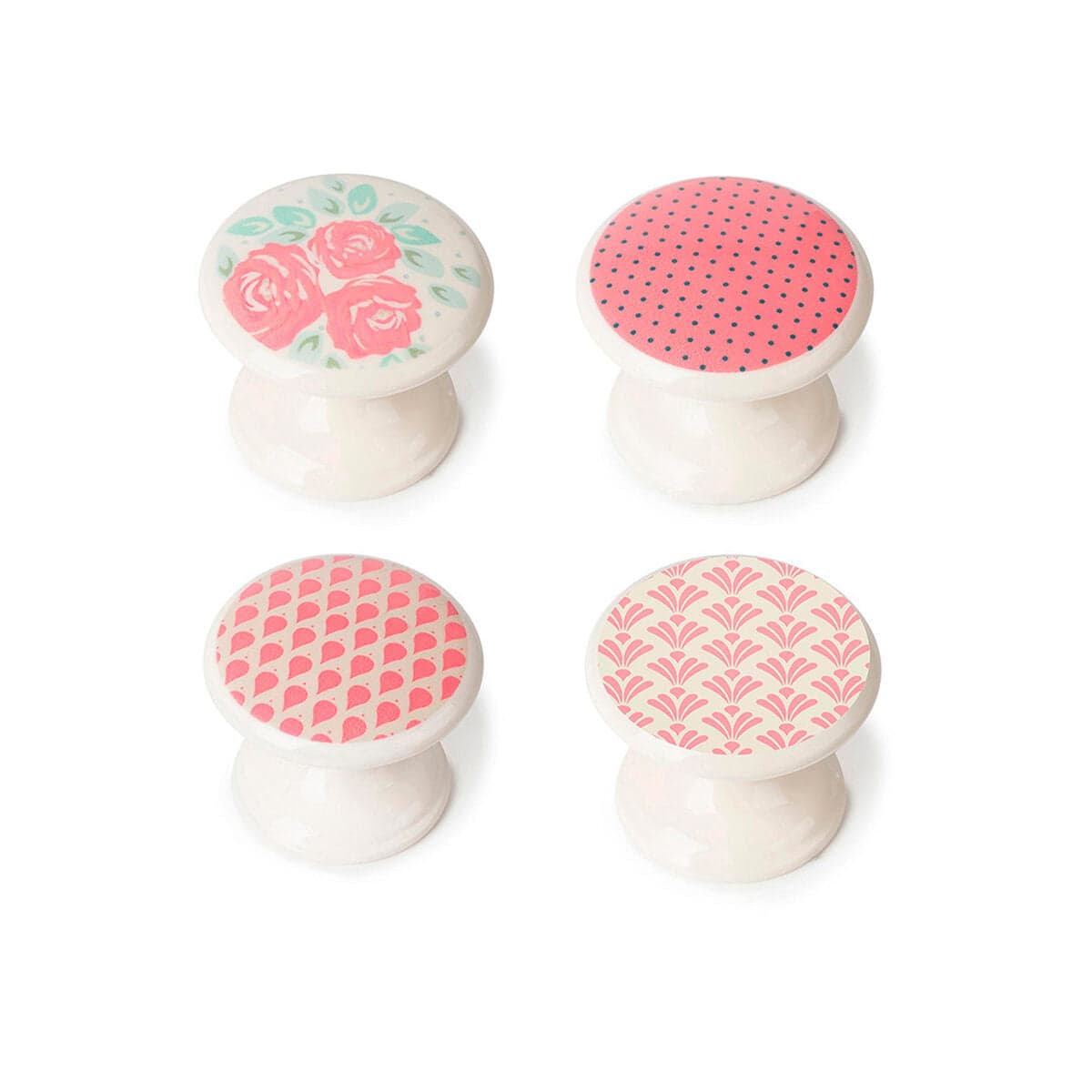 Rei Deurknop M4 Metaal Ø 33 x 27 mm - 4 stuks