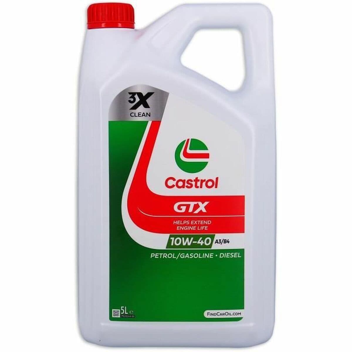 Castrol GTX Motoröl Benzin Diesel 10W40 5 L