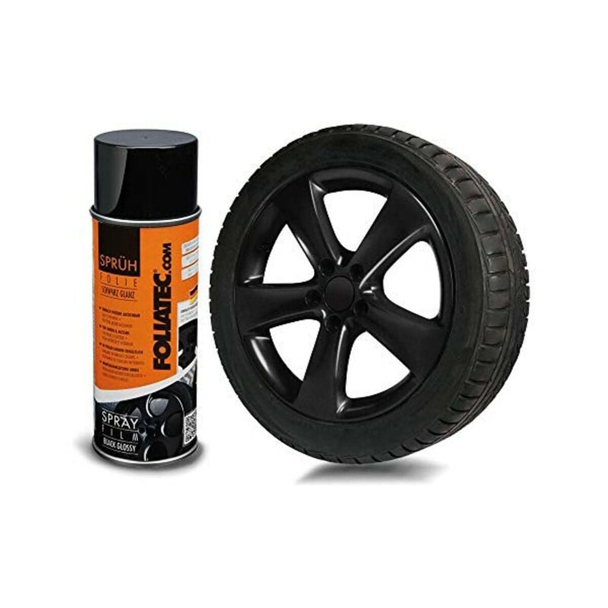 Flüssiggummi für Autos Foliatec 2036 Schwarz Glänzend 400 ml