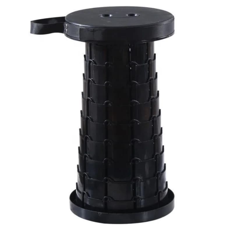 Herzberg HG-04050 Telescopische Inklapbare Buitenstoel - Black
