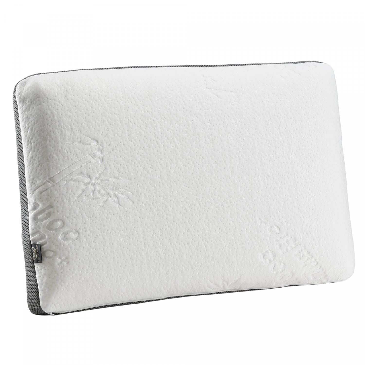 Herzberg HG-3D6040 Bamboo Memory Foam Pillow - 60x40x12cm