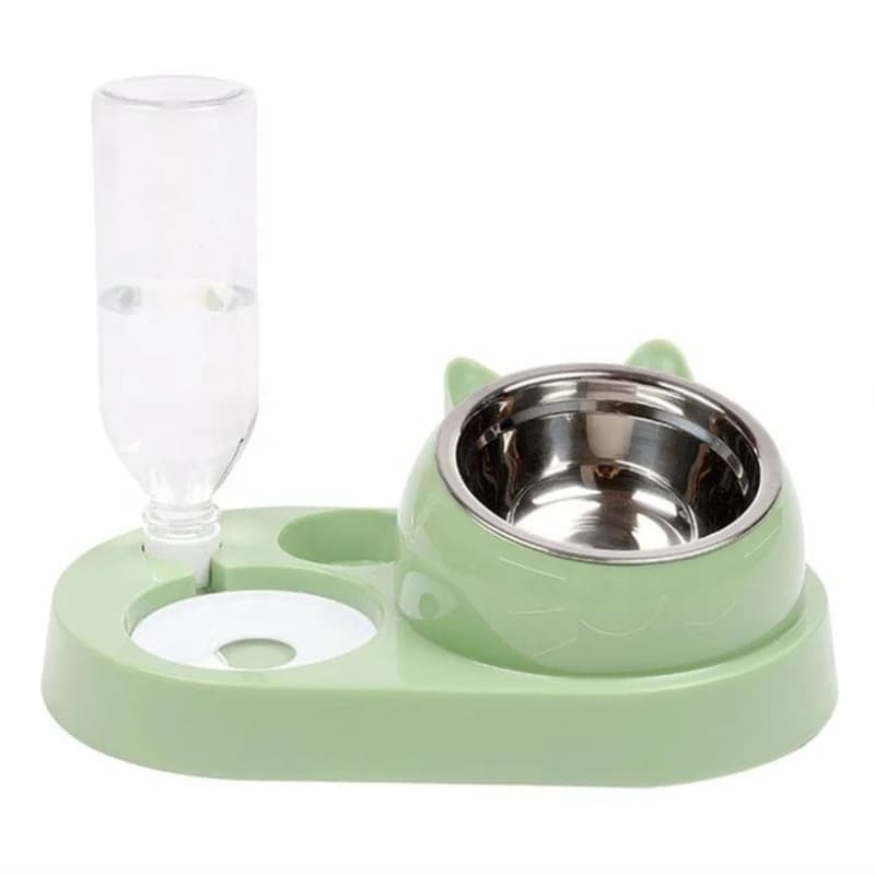 Herzberg HG-04197 Multifunktionaler Doppel-Futter- und Wasserspender für Haustiere