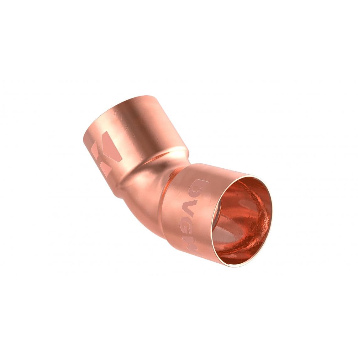 989114055 CU boog 45°, blanco, 22 mm, 2 mofen (5041) vue 1