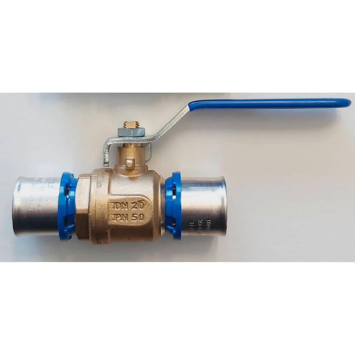 988723355 Ball valve, brass, 26 mm, for multilayer composite pipe press vue 1