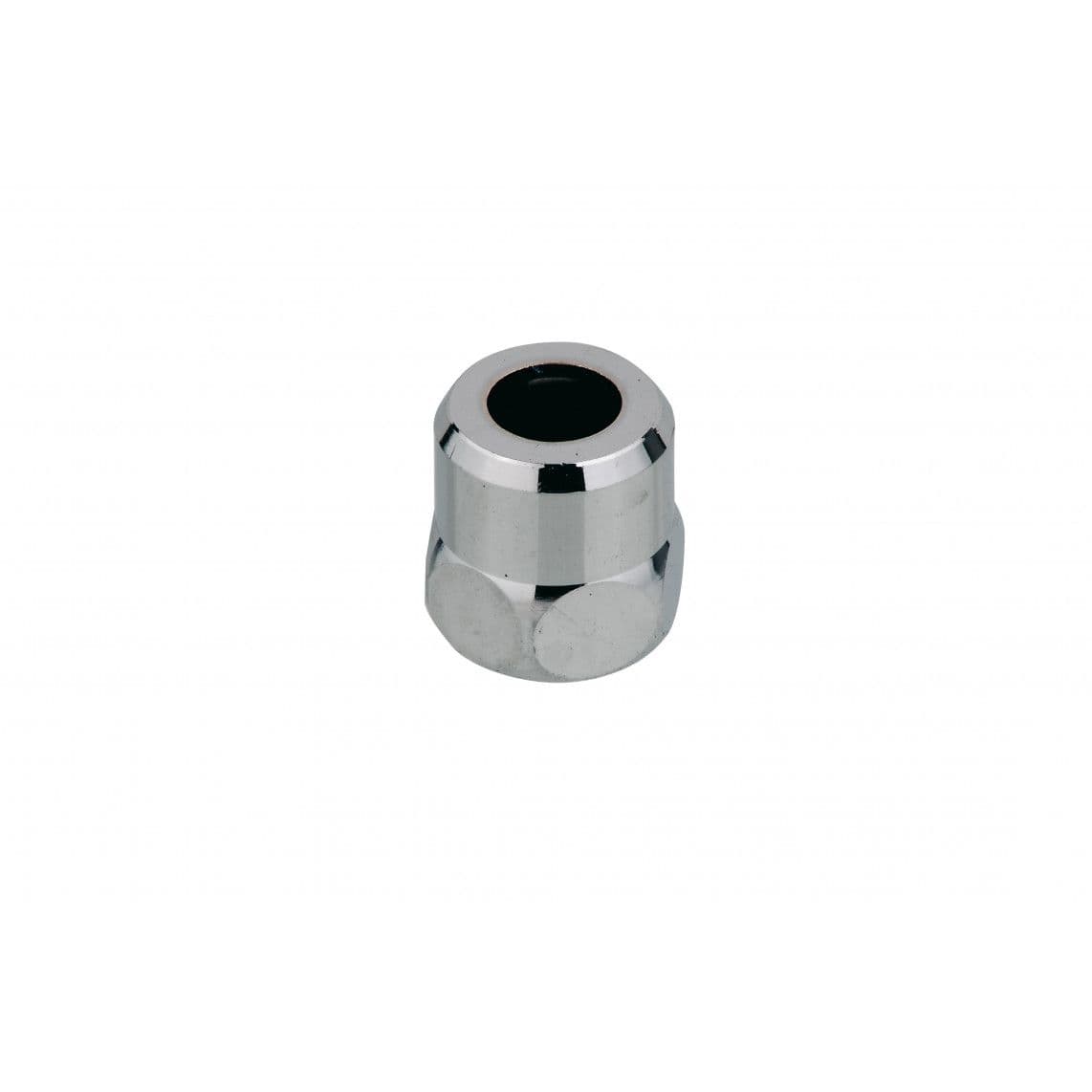 986273948 Crimp fitting wrap, brass, chrome, 3/8" x 10mmQ, with height adjustment vue 1