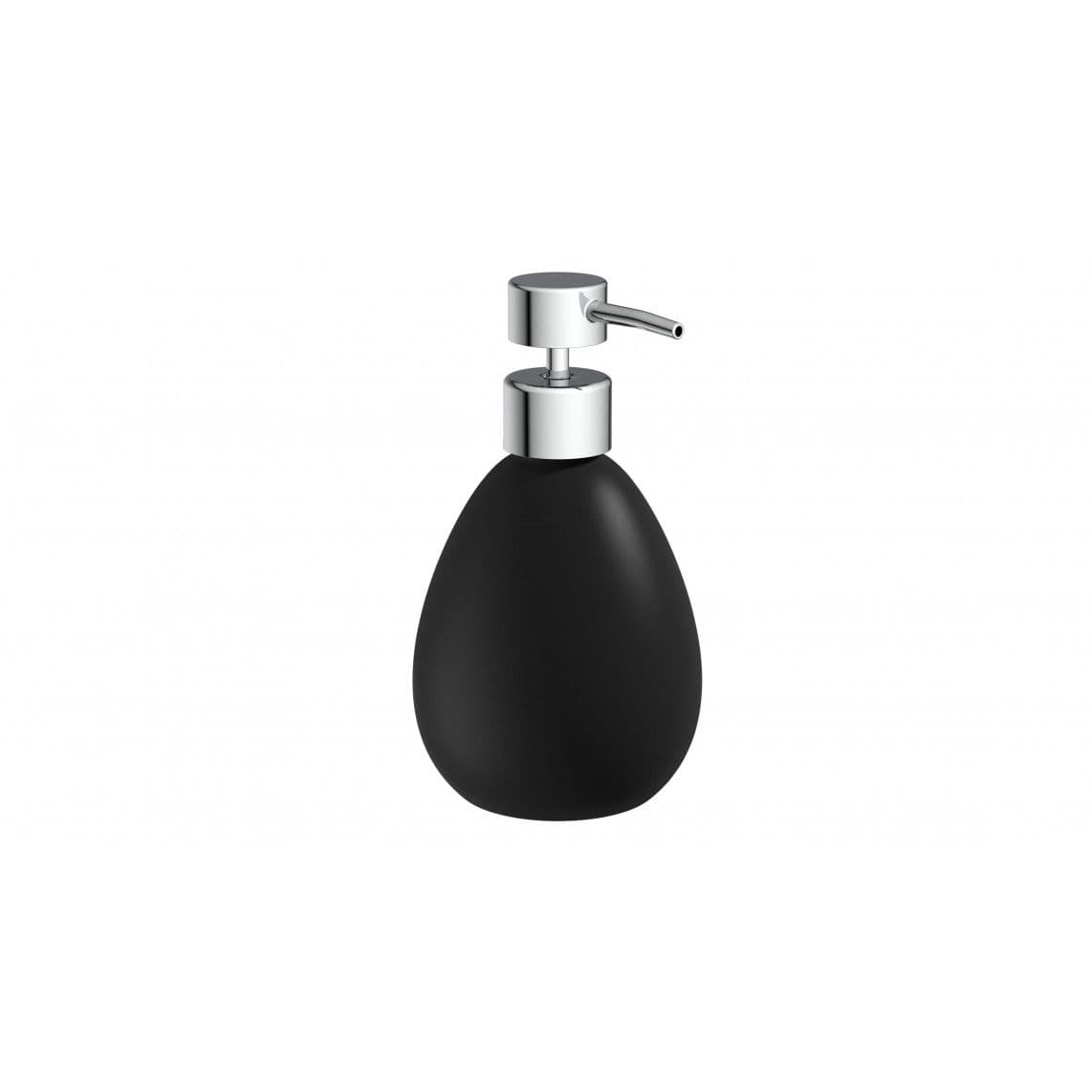 BA0640 Zeepdispenser, mat zwart vue 1
