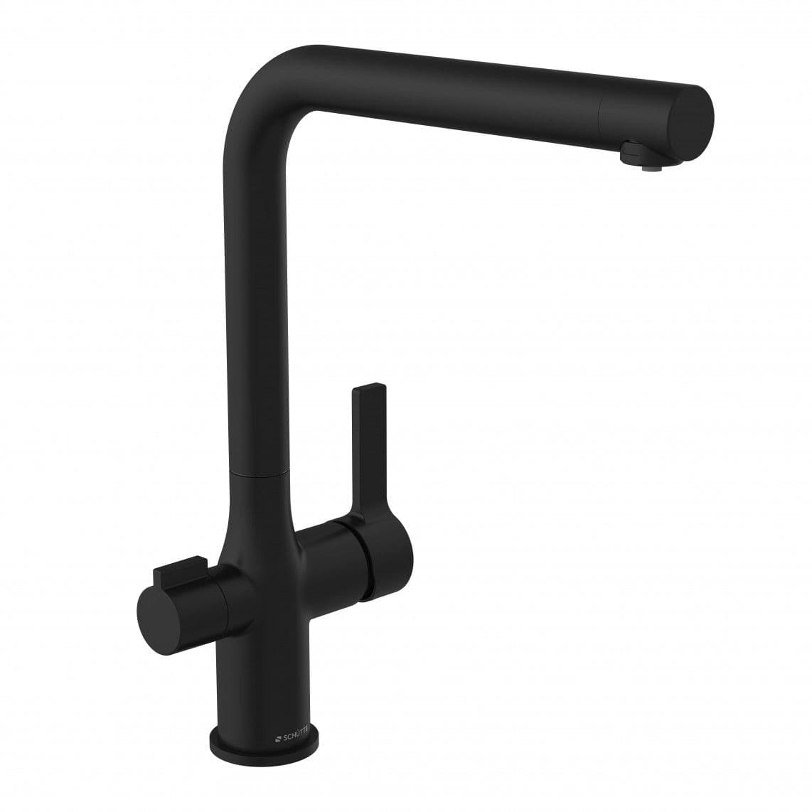 99860 AQUASTAR PRO Drinking water sink mixer, black matt, with filter system vue 1