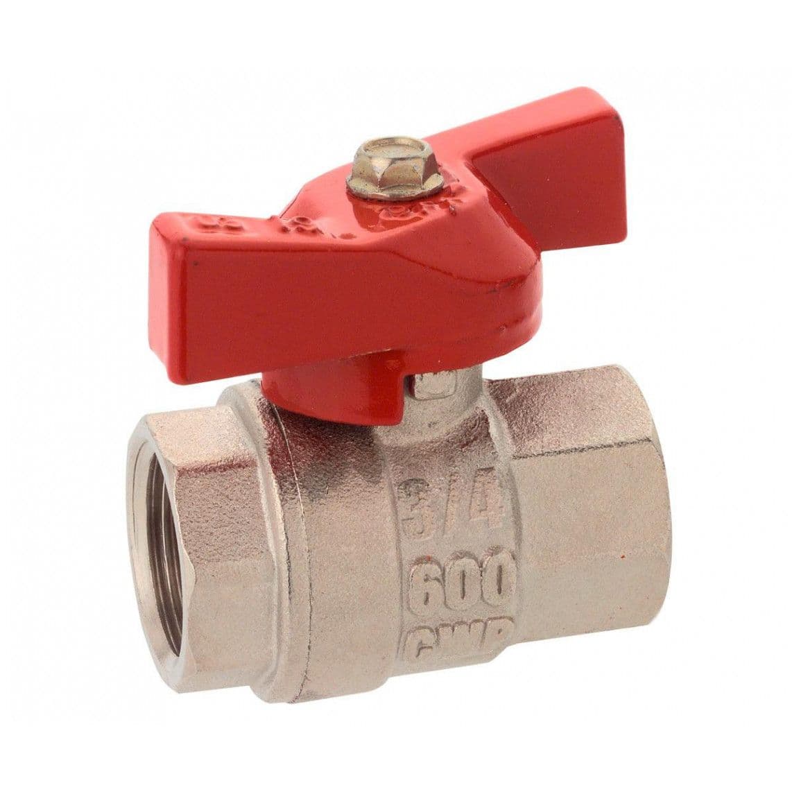 988591755 kogelkraan, vernikkeld, 3/4"BI, met Vleugelhandgreep vue 1