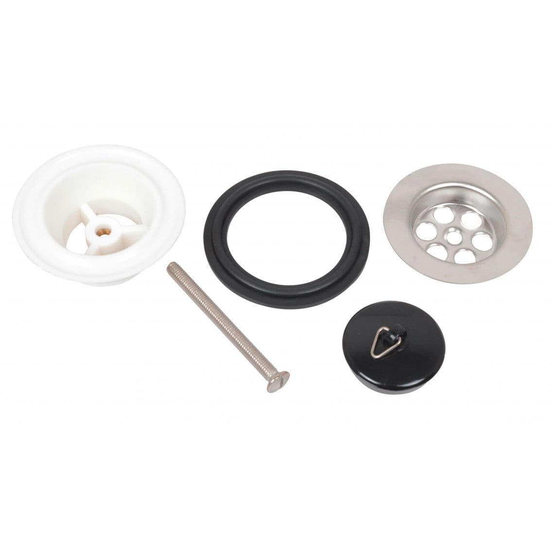 988071155 KS Univentil kelk, chroom/blanco, 1 1/4" vue 1