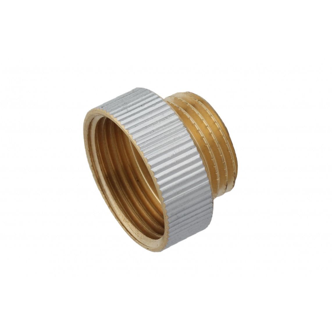 989321155 Reducer piece, brass, chrome, 3/4" female x 1/2" male vue 1