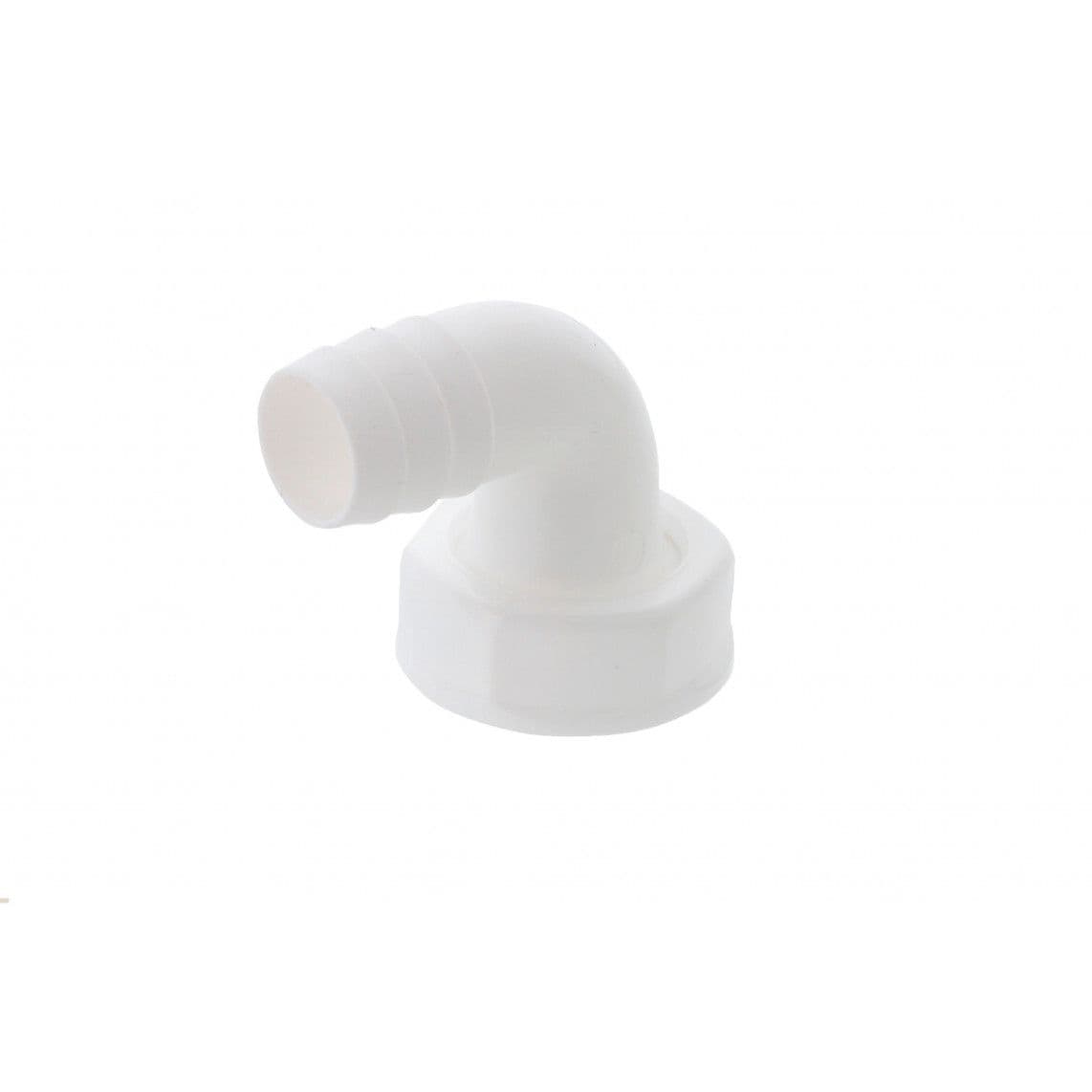 98837904 KS toestelaansluiting 90°, wit, 1"BI x 3/4"T vue 1