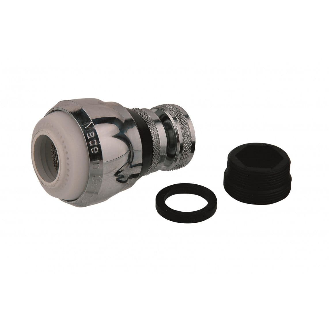 98959031 ECO-SAVE Rinsing spray head, chrome, M22 female/M24 male, 7,5l/min vue 1