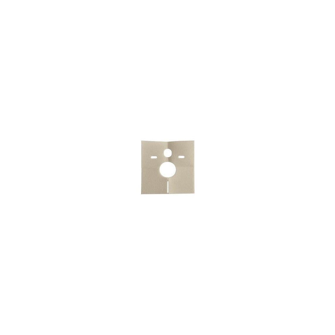98930860 Sound insulation mounting plate, for wall-mounted toilet and bidet vue 1