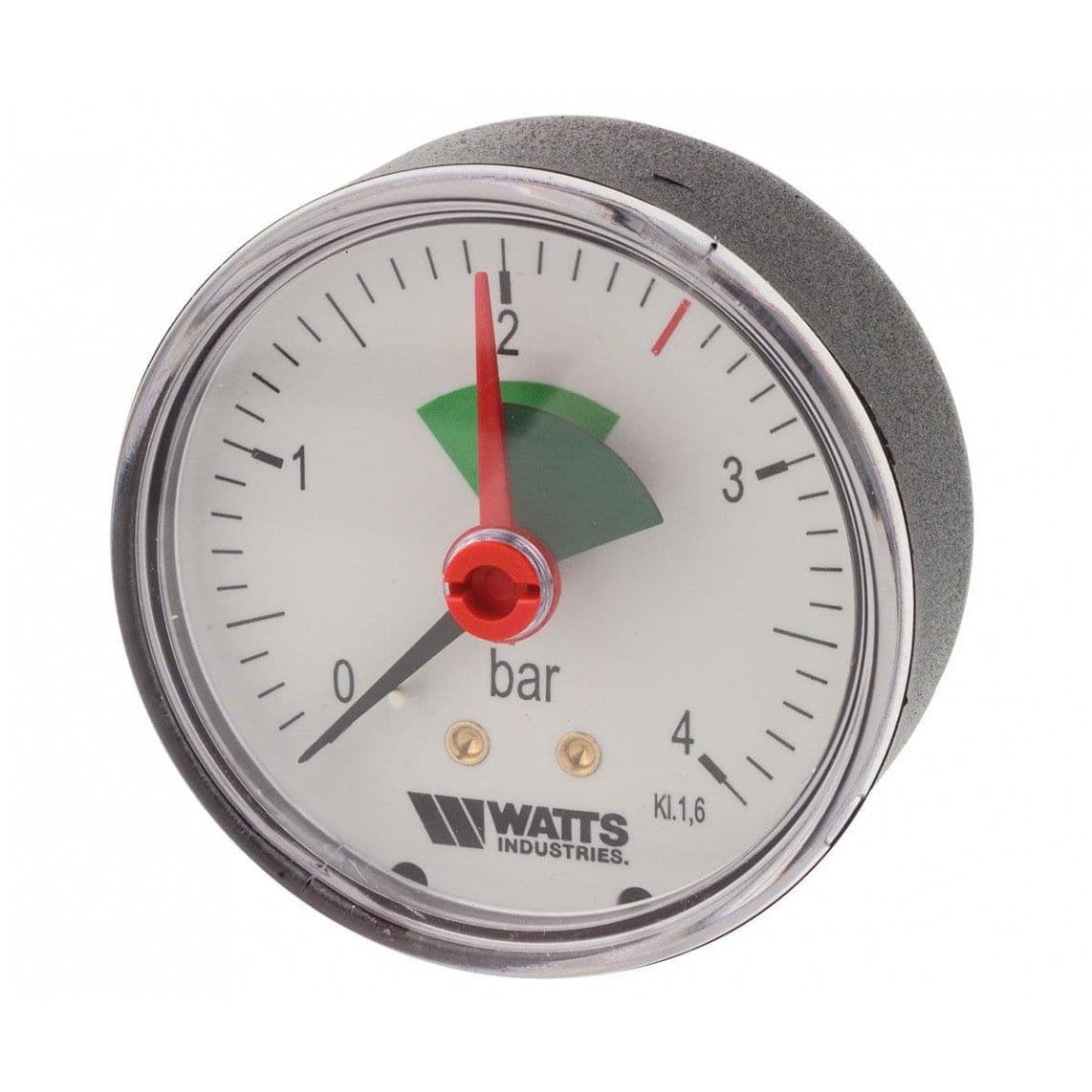 984542013 Pressure gauge for radiator, 63 mm, 1/4" male, 0 - 4 bar, connection back vue 1