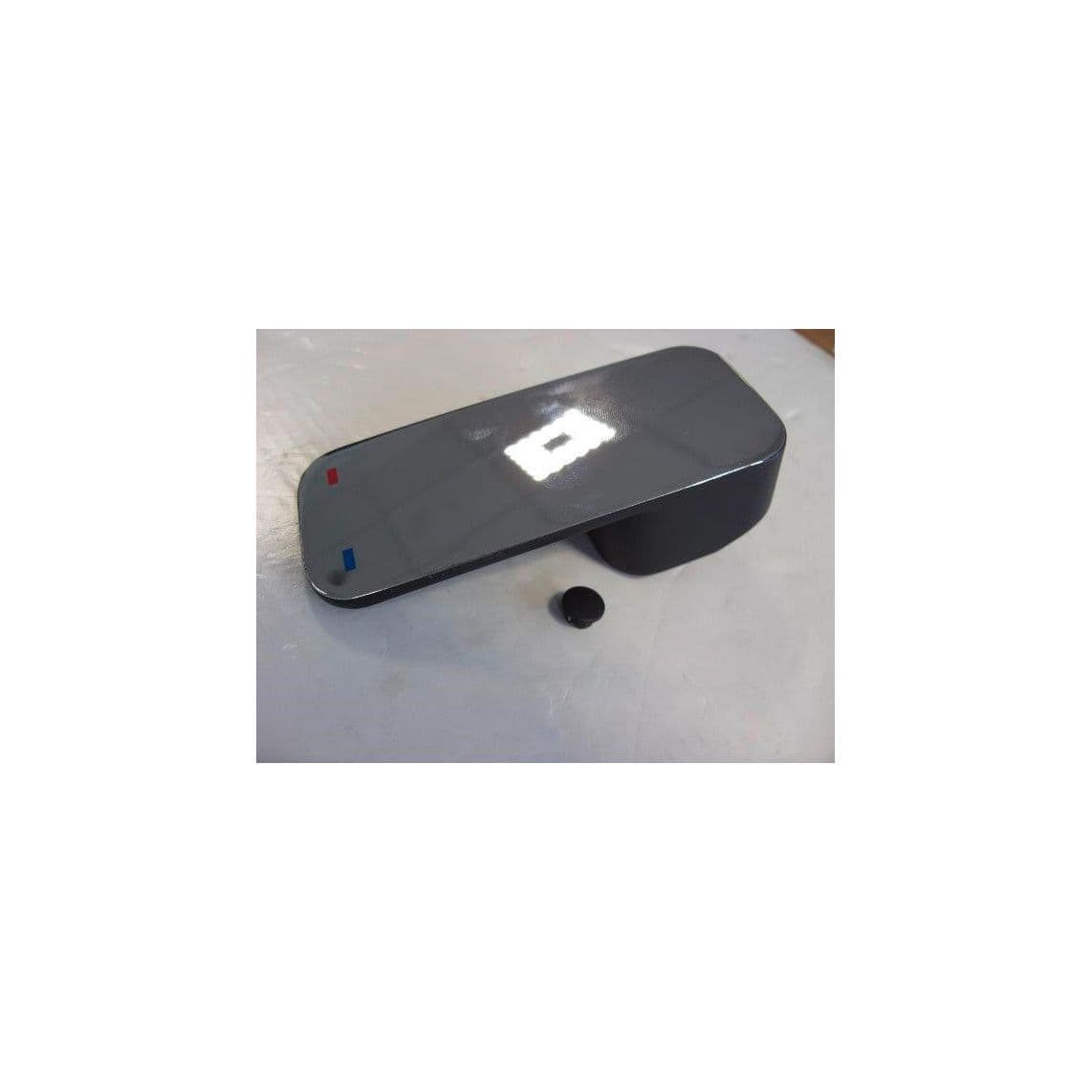 01791 Handgreep, matzwart/chroom, bijv. voor 43106 vue 1