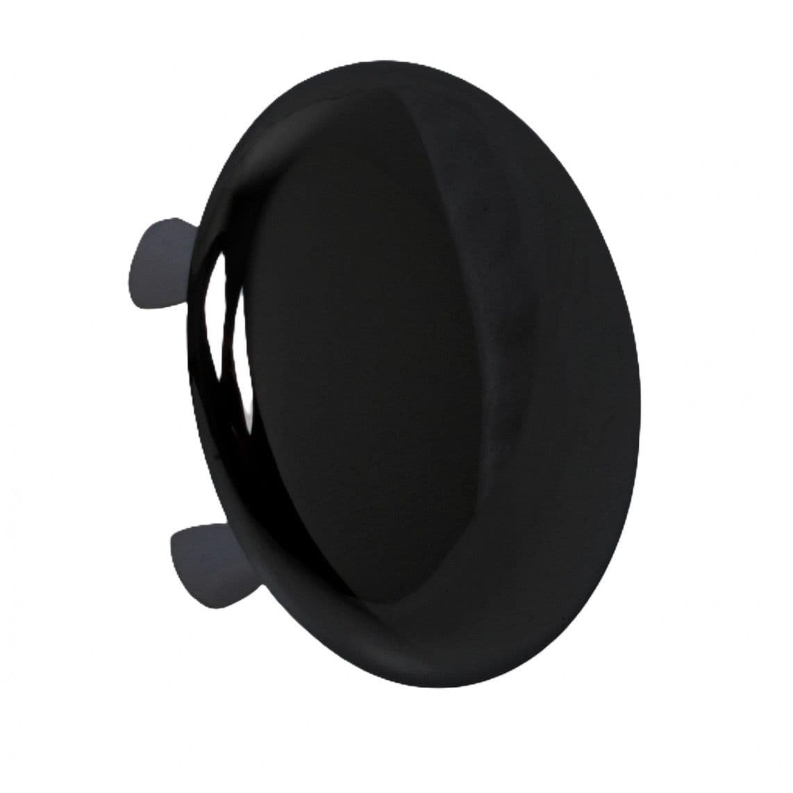 98027930 Wastafel overloop rozet, mat zwart, 18 - 22 mm, om te klemmen vue 1