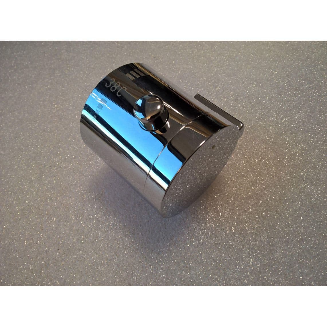00244 Thermostaatgreep, chroom, bijv. voor 52470 vue 1