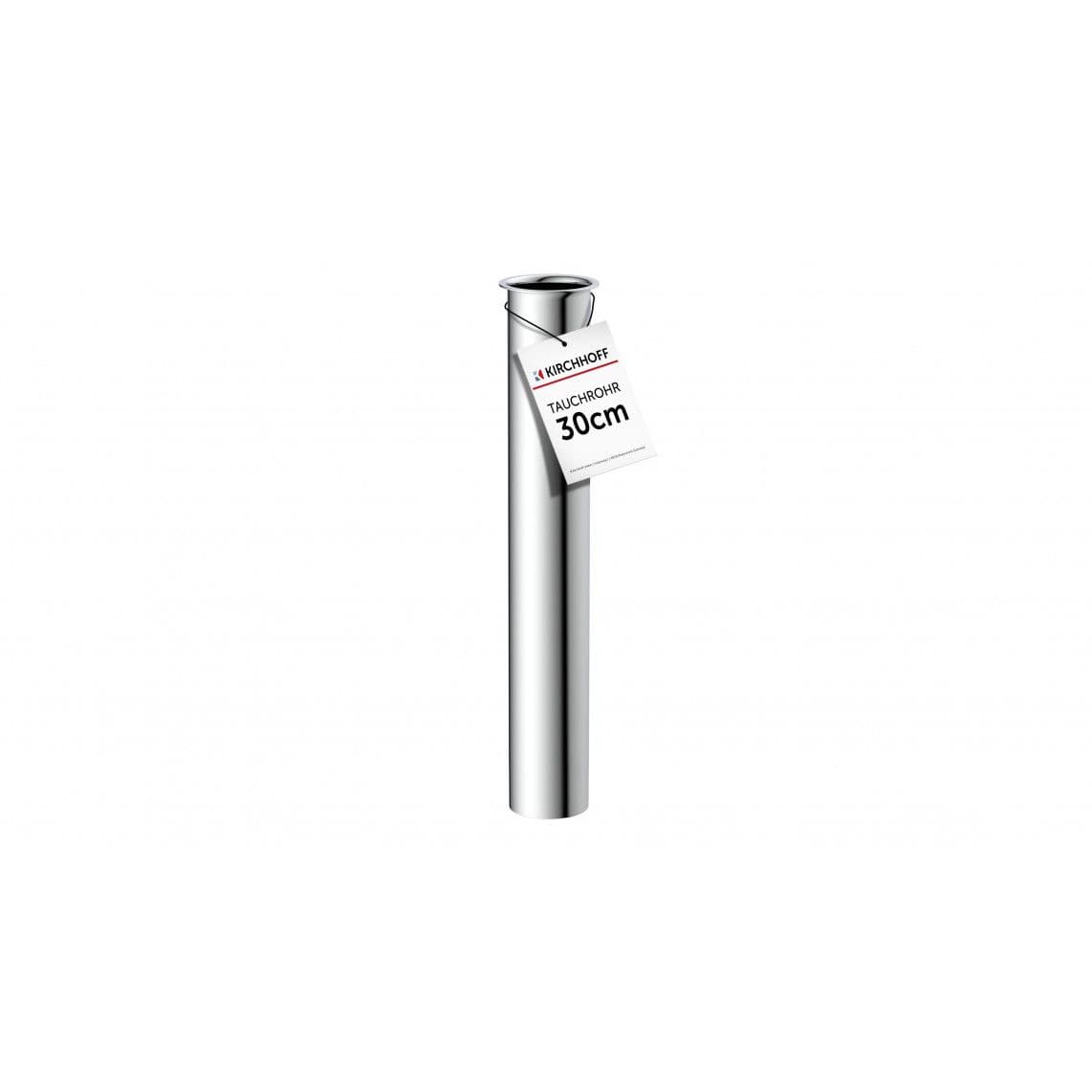 98848318 Immersion tube, chrome, 1 1/4" x 300 mm x 32 mm, for trap vue 1
