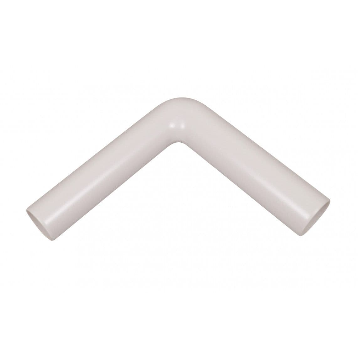 02.168.01..0000 SANIT Flush pipe elbow 90°, polypropylen, white, 200 mm x 210 mm vue 1