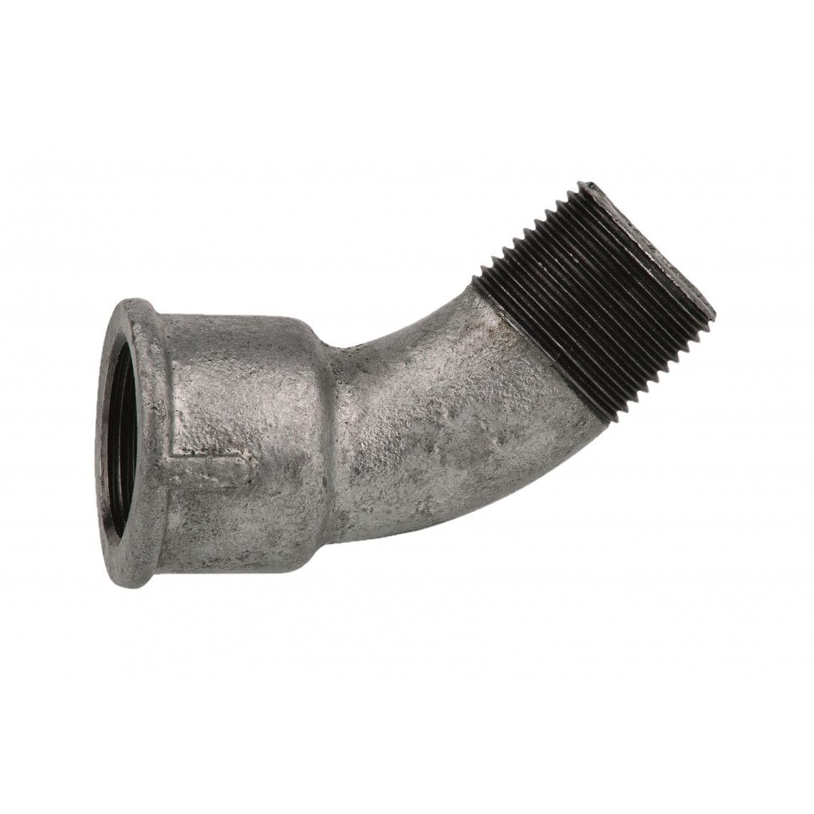 989693055 Elbow 45°, malleable galvanized, 1" female x 1" male vue 1