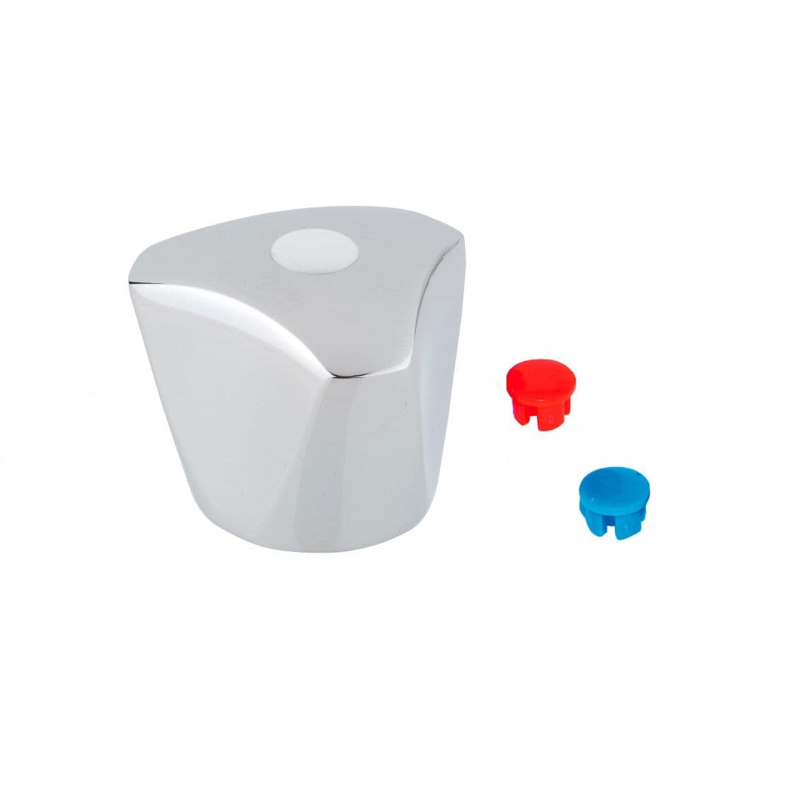 98614730 Metaal-kapgreep, chroom, Markering blauw/rood/wit vue 1
