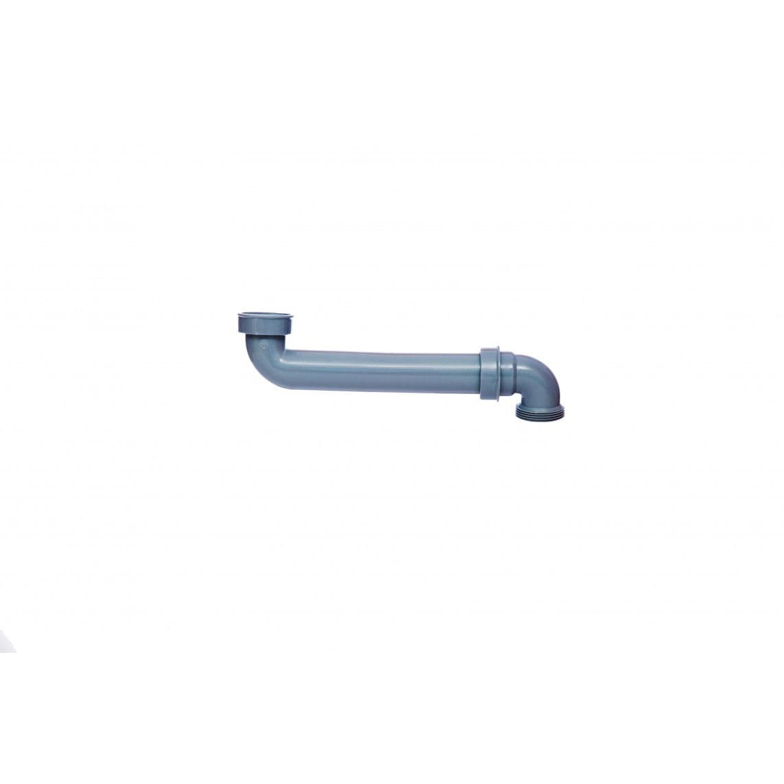 98833849 ECO-SAVE KS ruimtebesparende afvoerbocht voor spoelbak, Grijs, 1 1/2"BI x 290 mm x 1 1/2"BU vue 1