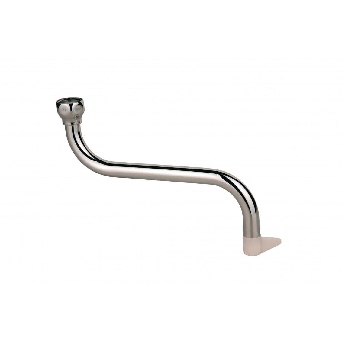 98957118 S-buisuitloop, chroom, 1/2" x 160 mm vue 1