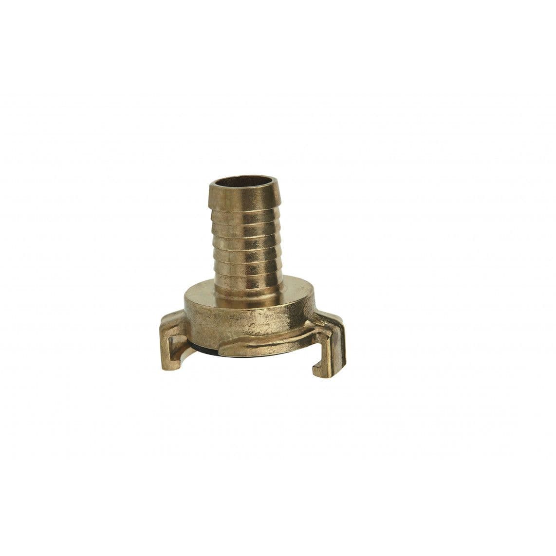 989852048 Quick-lock coupling for hose, brass, 3/4" sleeve vue 1