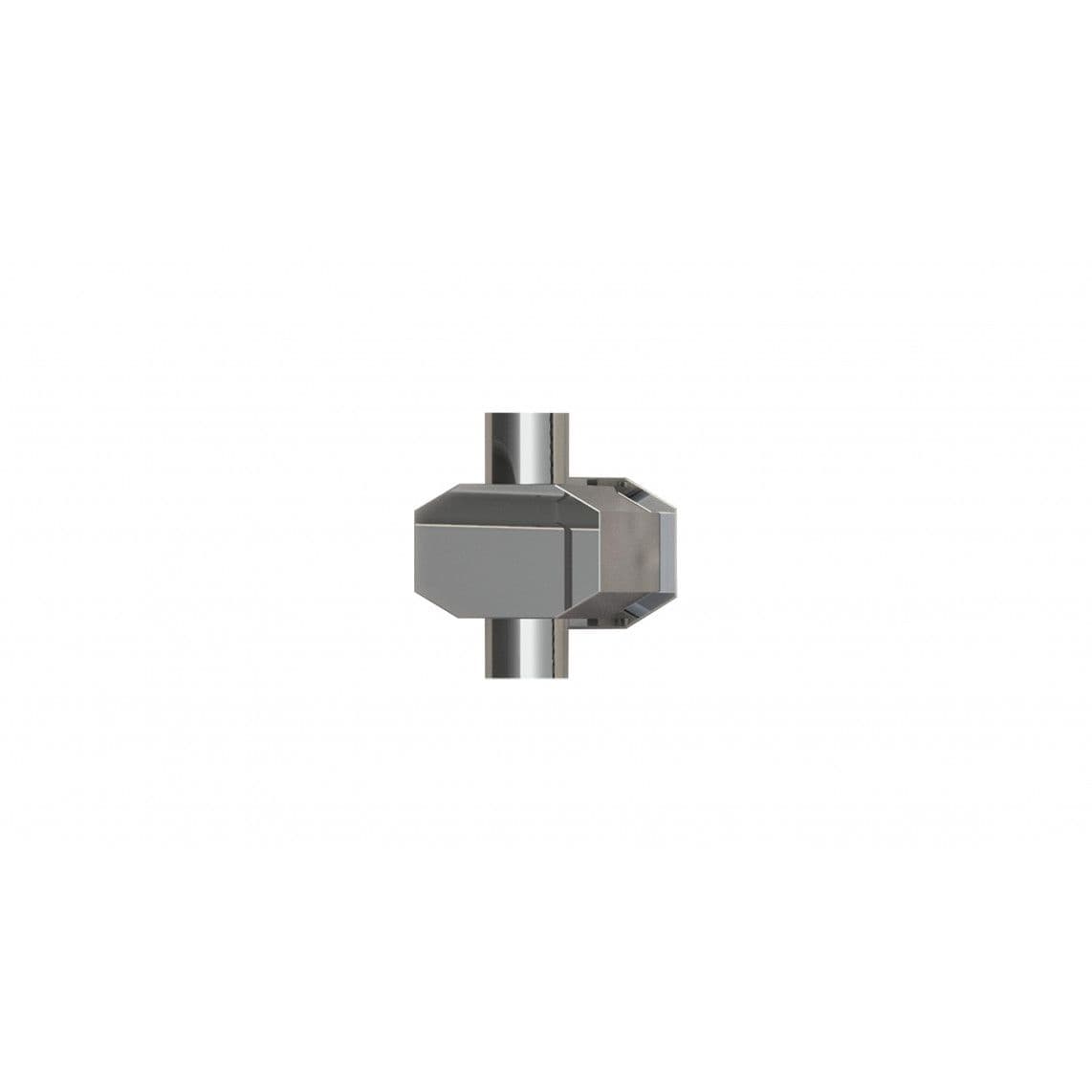 00538 Wandhouder, chroom, met schroef en plug, bijv. voor 60090 vue 1
