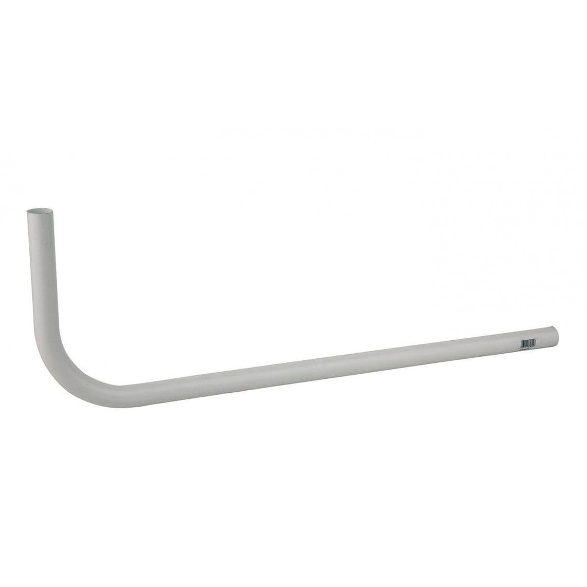 98818240 Pressure flush pipe 90° straight, plastic, white, 28 mm x 700 mm x 250 mm vue 1