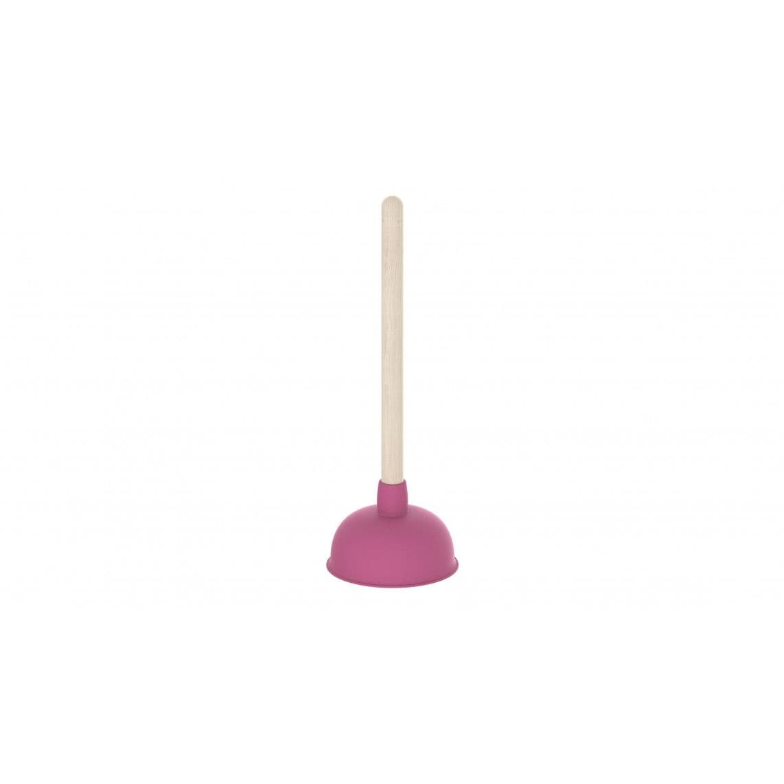 BZ002 Nettoyant pour évier avec Poignée en bois, Ø 140 mm, Rose vue 1