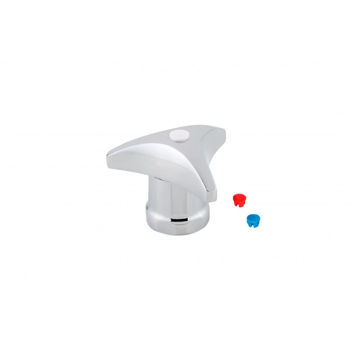 98614720 Metalen trecorn handvat, chroom, voor 3/8" bovenstuk, Markering blauw/rood/wit vue 1
