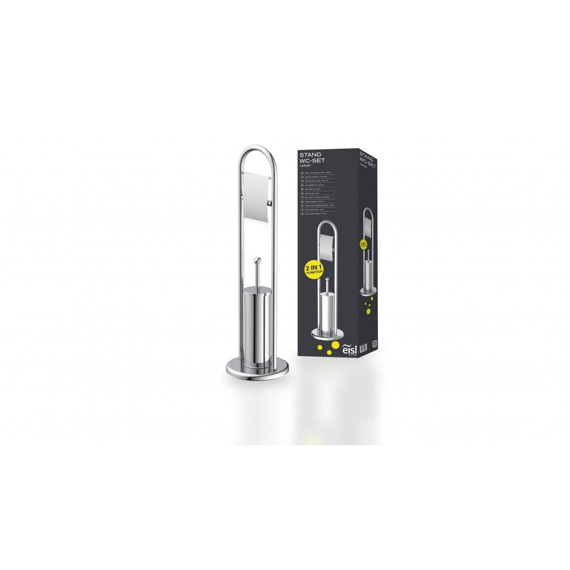 BA0001 staand WC set, chroom vue 1