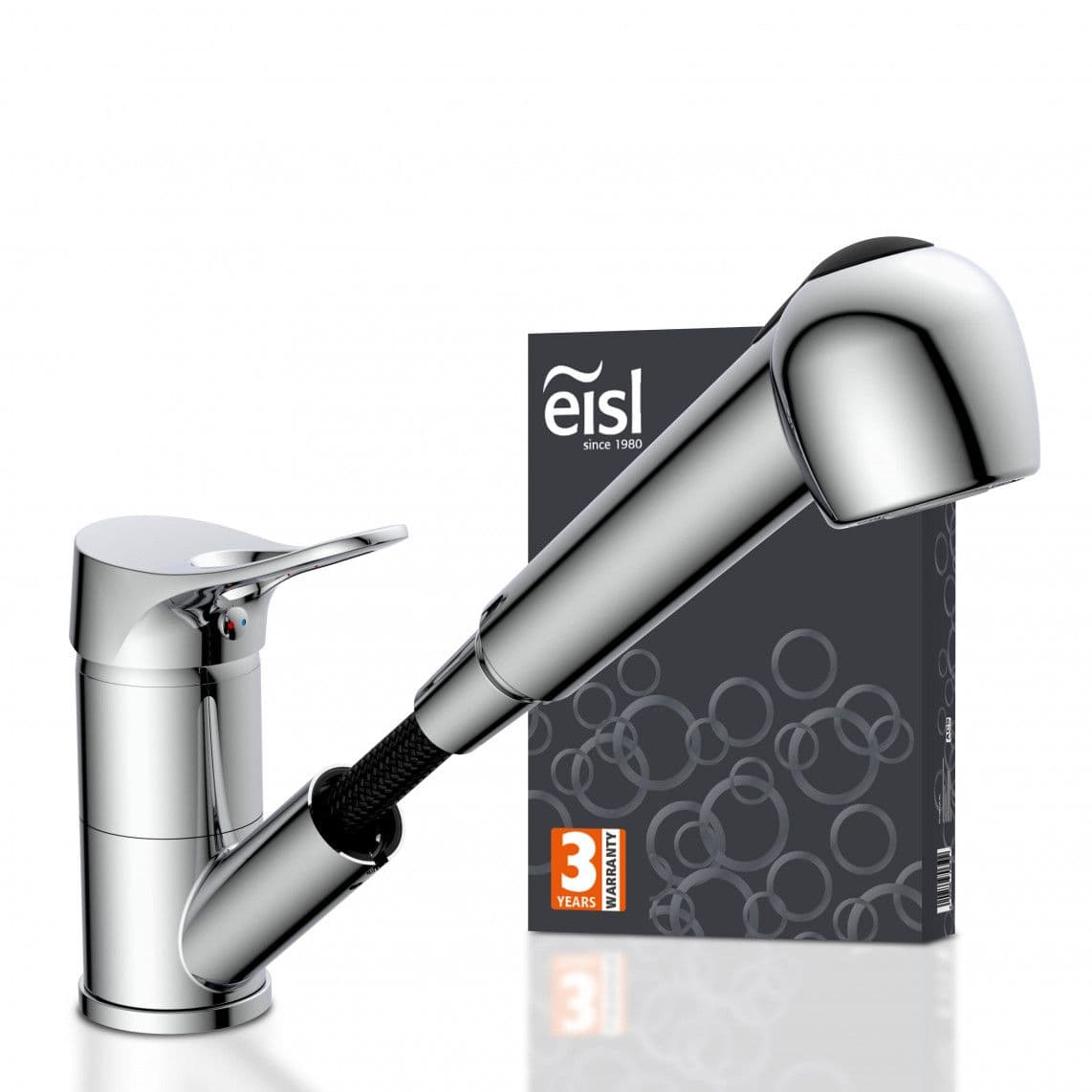 NI183VECR VERONA Sink mixer, chrome, with pull-out sprayer vue 1