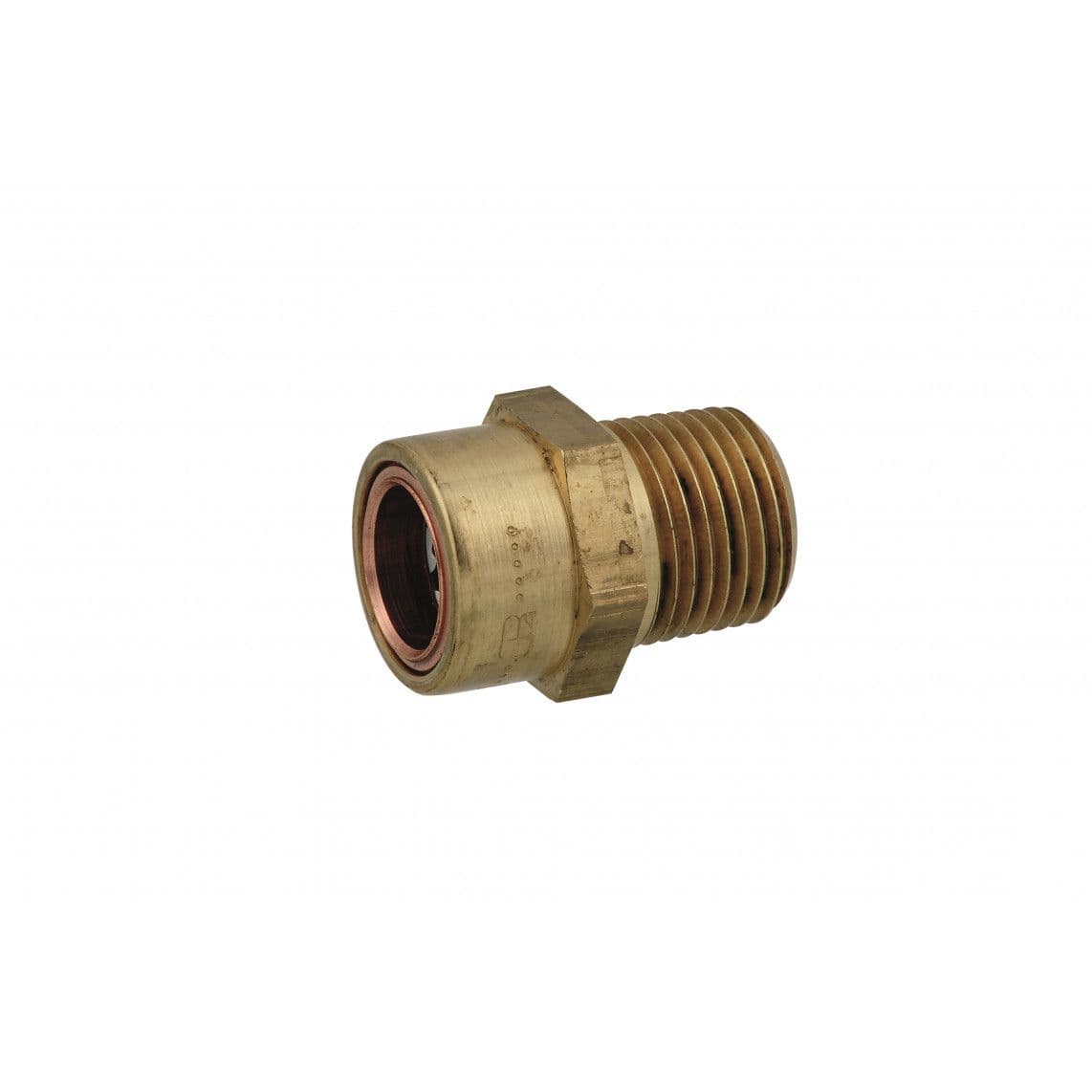 989476317 MS overloopnippel, blanco, 22 mm x 3/4"BU, 1 mof, (S243g) vue 1
